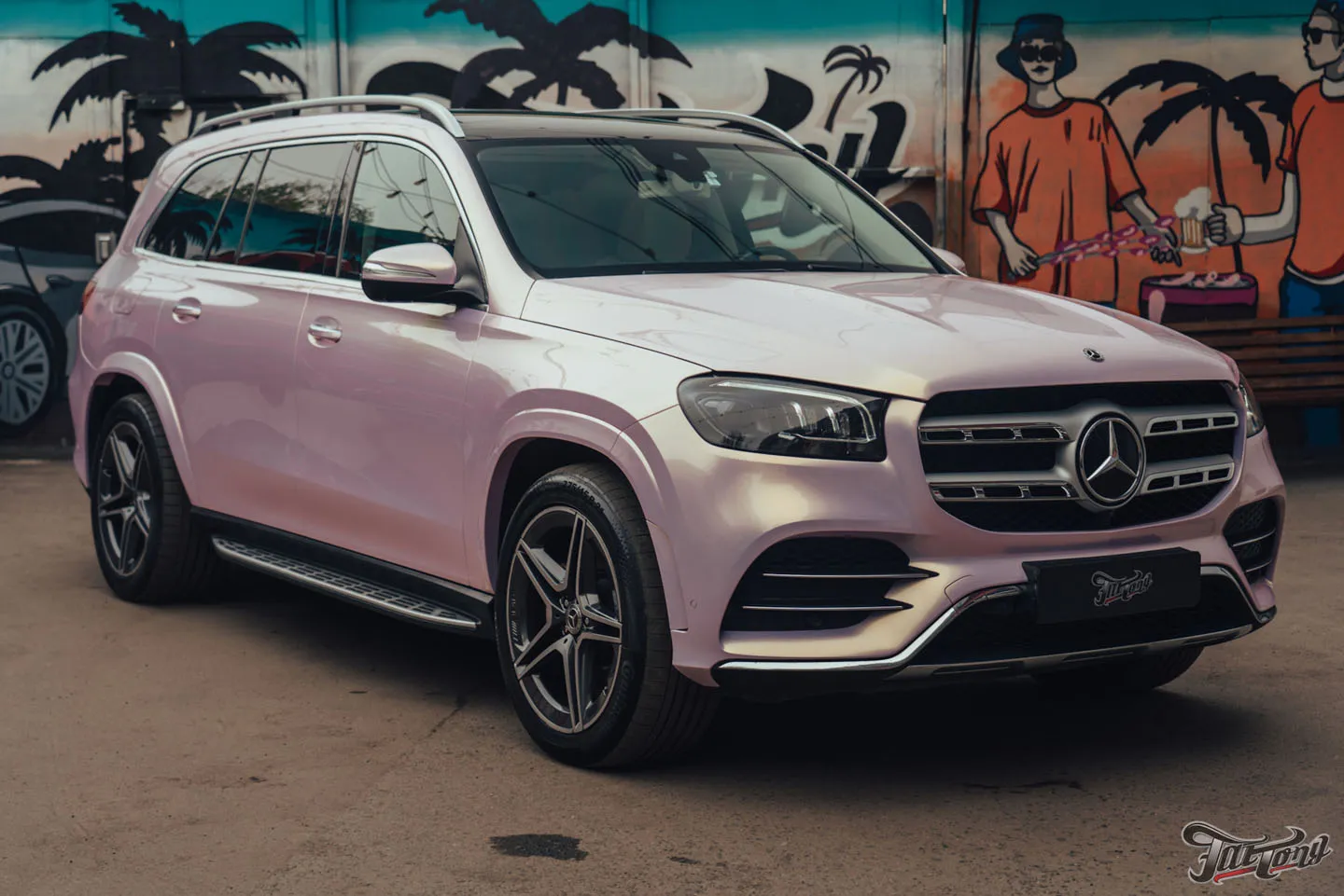 Преображение брутального Mercedes GLS 450, часть 2: выдача автомобиля после произведенных работ